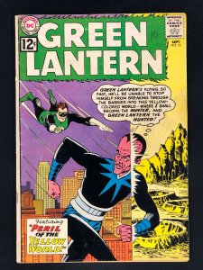 Green Lantern #15 (1962) VG Early Sinestro Cover