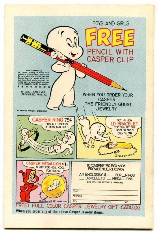 SPOOKY #122 1971-HARVEY COMICS-CASPER FRIENDLY GHOST VF/NM