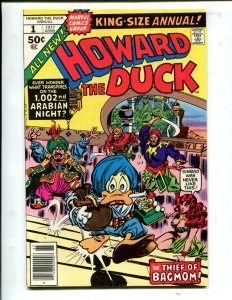 HOWARD THE DUCK ANNUAL #1 THE THIEF OF BAGMOM! (9.2OB) 1977