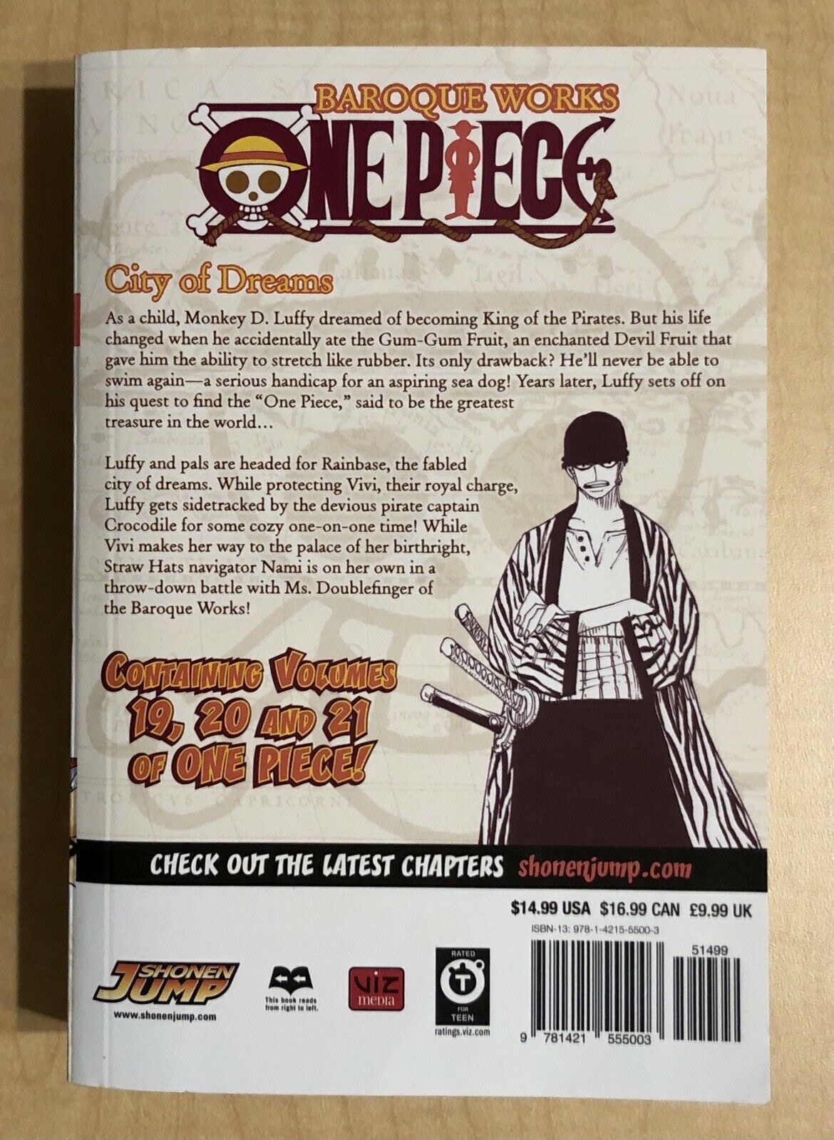 One Piece 3in1 MANGA TPB Vol 192021 Baroque Works Eiichiro Oda
