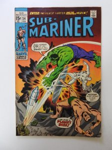 Sub-Mariner #34 (1971) VG+ condition moisture damage