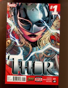 THOR #1 - 3RD CAMEO & COVER APPEARANCE JANE FOSTER (9.2 OB) 2014