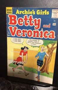 Archie's Girls Betty and Veronica #69 (1961) I hate men Cover! Mid grade...
