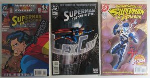 Superman Man of Steel Lot of 3 #35, 90, 547 DC Comics 1994 1st Print Comic Books