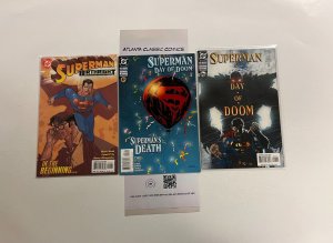 3 DC Comics Superman Day of Doom #1 #2 Superman Birthright #1 53 SM11