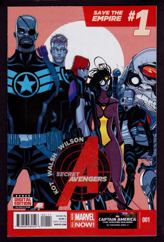 Secret Avengers #1 (2014 Series)   9.4 NM