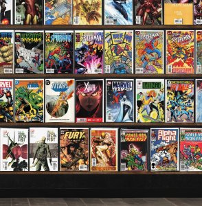 Huge Lot 140+ Comics with Marvel Team Up, Iron Man, Incredible Hulk & More!