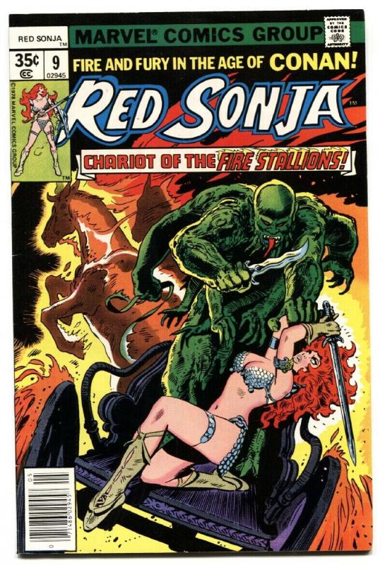 RED SONJA #9-1978-BEAUTIFUL HIGH GRADE MARVEL-vf/nm 