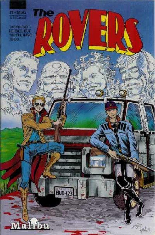 THE ROVERS #1, VF/NM, Malibu, 1987 more Indies in store