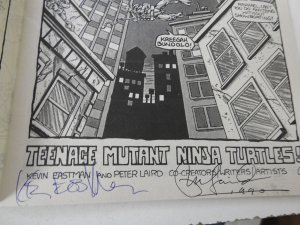 Teenage Mutant Ninja Turtles #4 (1985) 1st Print Signed Eastman and Laird NM!!