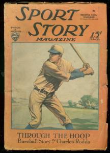 SPORT STORY AUG 1929-BASEBALL COVER-PULP-STREET & SMITH VG