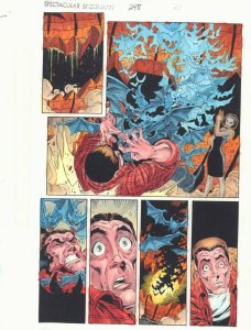 Spectacular Spider-Man #248 p.19 Color Guide Art - Jack O'Lantern by John Kalisz