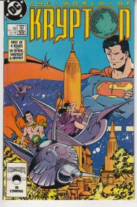 World of Krypton(1987) # 1  The World That Spawned Superman !