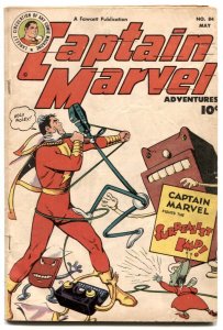 Captain Marvel Adventures #84  1948 - Fawcett  -VG+ - Comic Book