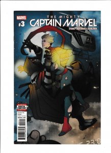 THE MIGHTY CAPTAIN MARVEL #03 (2017) ELIZABETH TORQUE | 1ST PRINT | TRADE DRESS