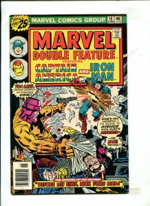 MARVEL DOUBLE FEATURE #16 - CAPTAIN AMERICA & IRON MAN (6.0) 1976