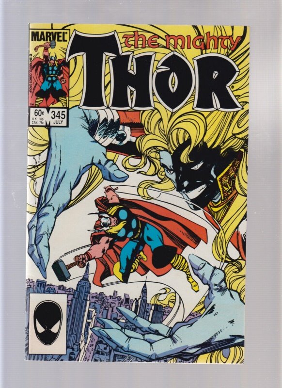 Mighty Thor #345 - Simonson cover   (8.5/9.0) 1984