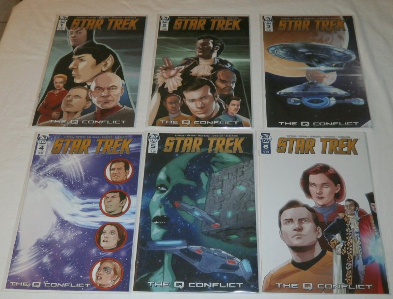 Star Trek: The Q Conflict #1-6 (IDW, complete set)