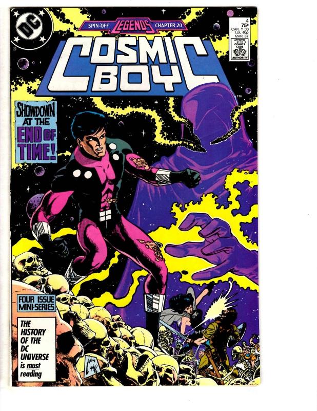 4 Cosmic Boy DC Comic Books # 1 2 3 4 Levitz Giffen Colon Smith Legends WT12