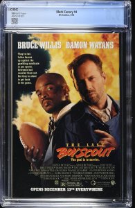 Black Canary #4 (2/92) Graded CGC 9.8