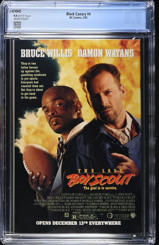 Black Canary #4 (2/92) Graded CGC 9.8