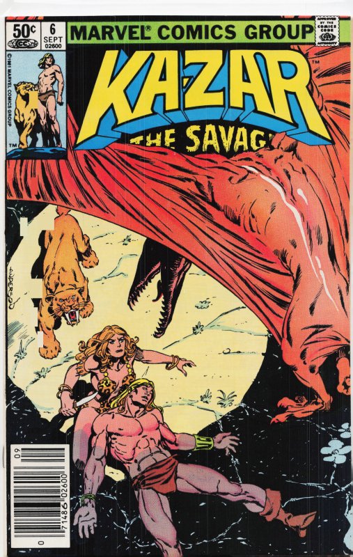 Ka-Zar the Savage #6 (1981) Ka-Zar