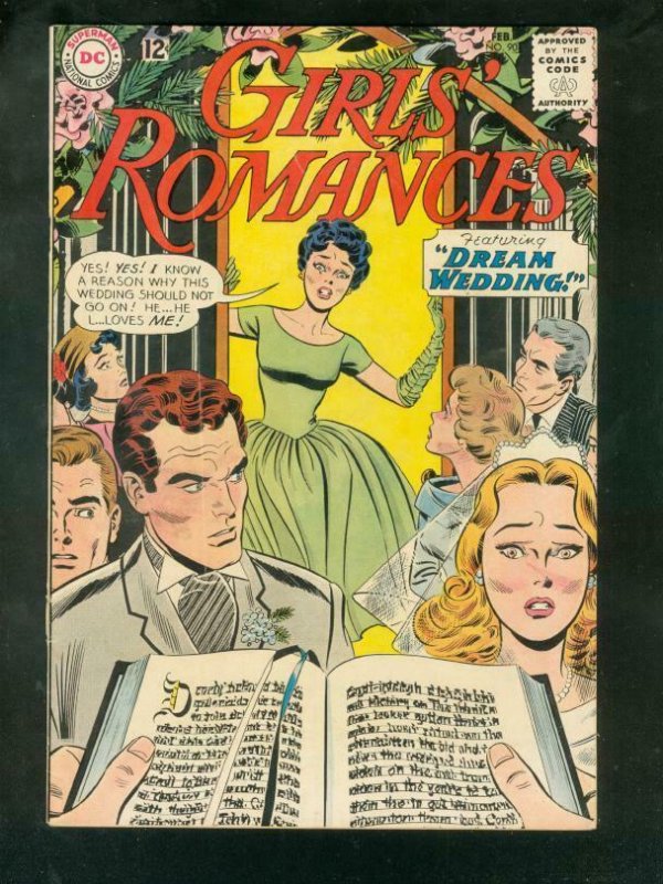 GIRLS' ROMANCES #90 1963-DC ROMANCE VG