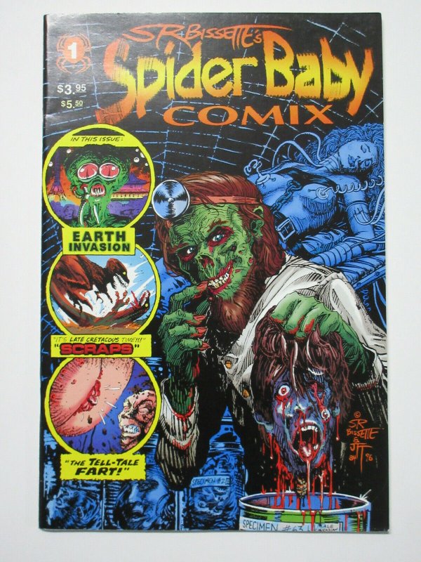 Stephen R. Bissette's Spider Baby Comix #1 (1995) Indie Underground Horror!