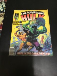 Rampaging Hulk #6 (1977) Battle Namor vs hulk! Mid high grade! FN/VF Wow!