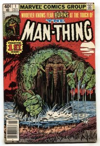 Man-Thing #1--First issue--1979--Origin issue--comic book