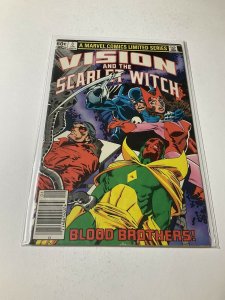 Vision and Scalet Witch 3 Fn Fine 6.0 Newsstand Marvel Comics