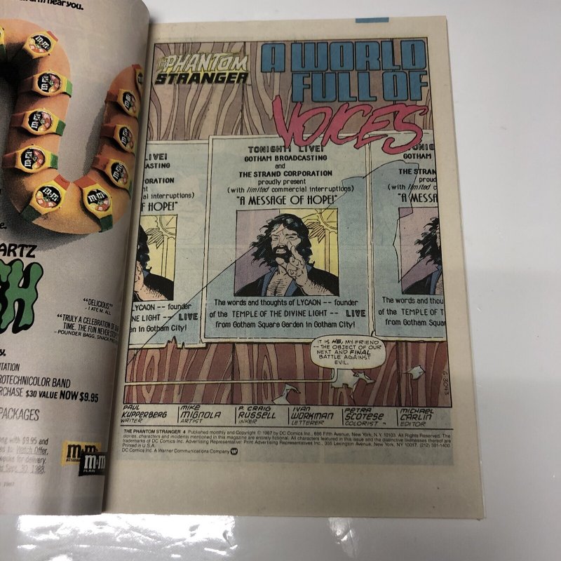 The Phantom Stranger (1987) # 4 (FN) Canadian Price Variant • Paul Kupperberg