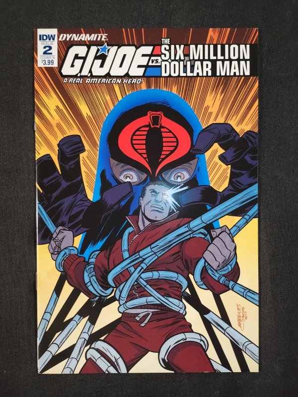 GI Joe Vs Six Million Dollar Man 4PC #1-4 - Complete Series (9.0/9.2) 2018