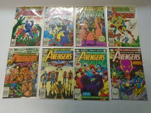 Bronze age Avengers lot 20 different from #201-225 avg 7.0 FN VF (1980-82 1st)