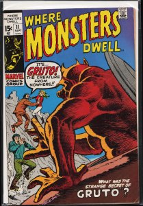 Where Monsters Dwell #11 (1971) Gruto