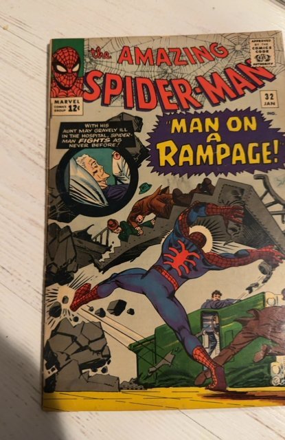 The Amazing Spider-Man #32 (1966)man on a rampage
