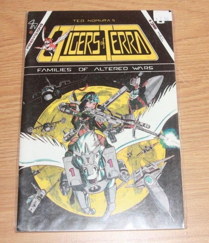  tigers of terra comic # 3 1986  mind visions manga anime  WAR RARE HTF