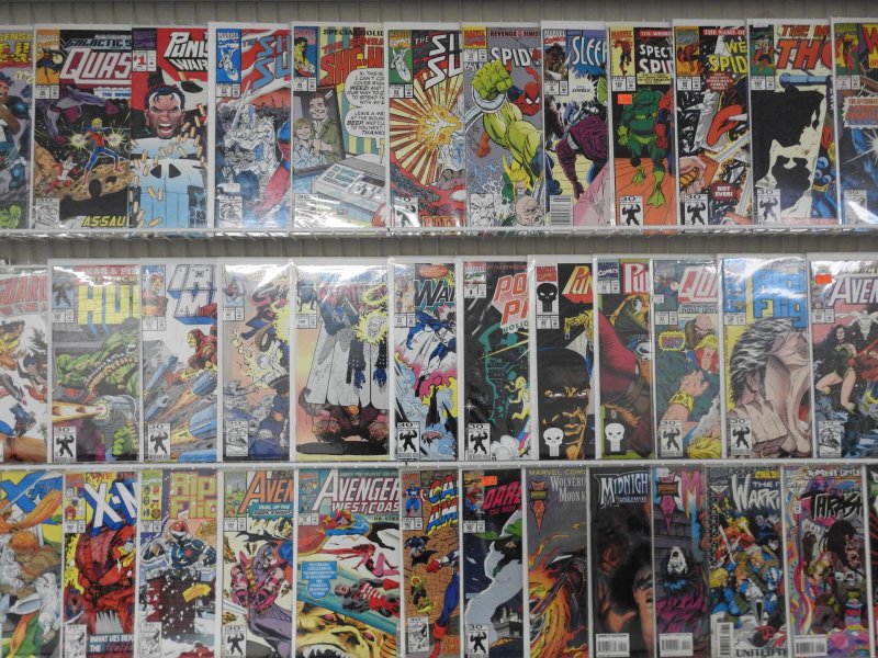 Huge Lot of 130+ Comics W/ Ghost Rider, Spiderman, Guardians o/t Galaxy Avg VF