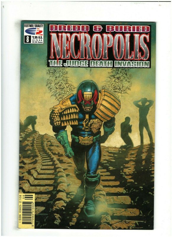 Dredd & Buried Necropolis The Jude Death Invasion #8 VF+ 8.5 Judge Dredd