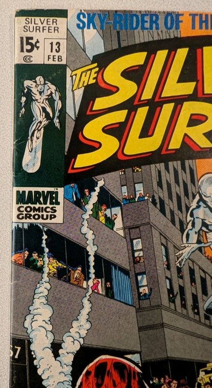 Silver Surfer #13 1969 VG 4.0 First Appearance Of Doomsday Man