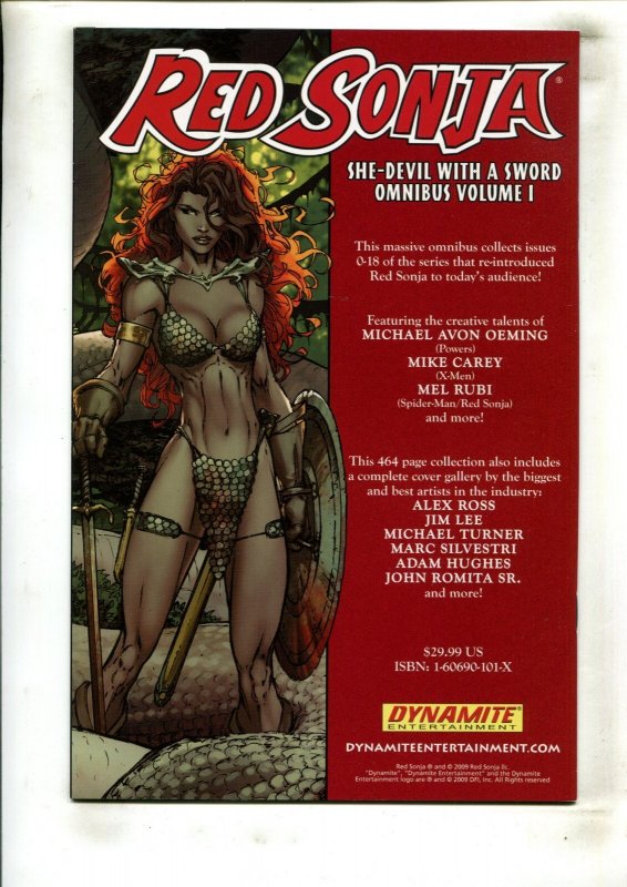 RED SONJA: WRATH OF THE GODS #1 (9.2) 2010