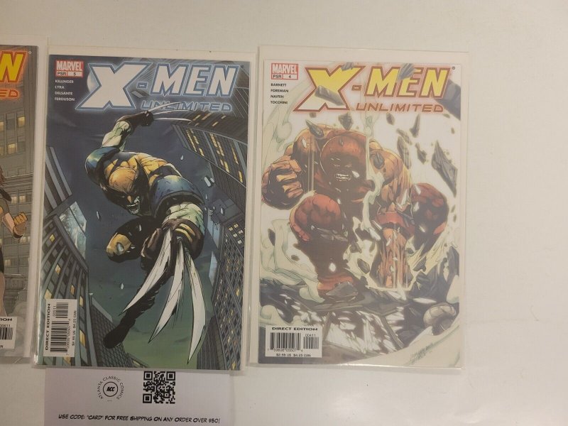 3 X-Men Unlimited Marvel Comic Books #4 5 6 66 RC31
