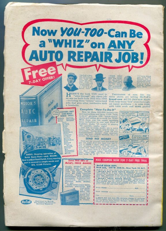 Out of this World Pulp #1 1950-Strangulation cover- Ray Cummings Planet Smashers