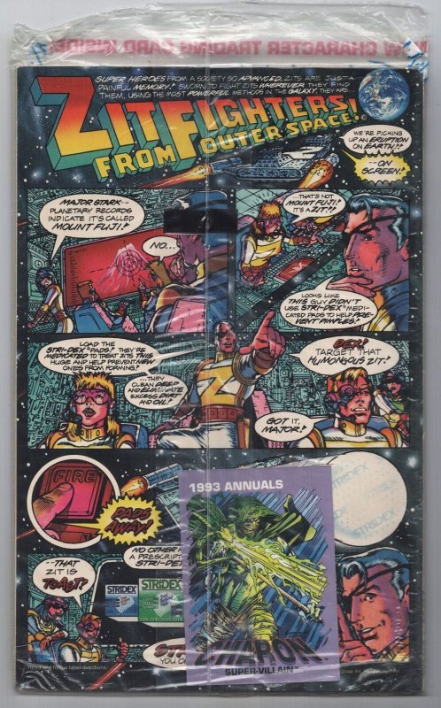 X-Factor Annual #8 Open Bag with Trading Card | 1st Charon (Marvel, 1993) FN