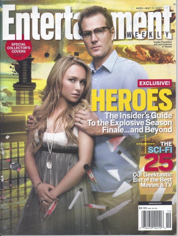 ENTERTAINMENT WEEKLY HEROES BUNDLE - 5 SPECIAL COLLECTOR'S COVERS 2007