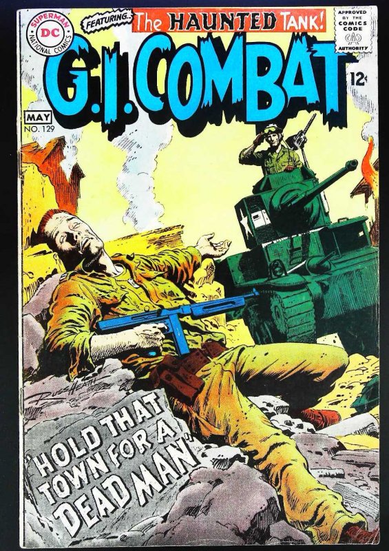 G.I. Combat (1957 series) #129, VG+ (Actual scan)