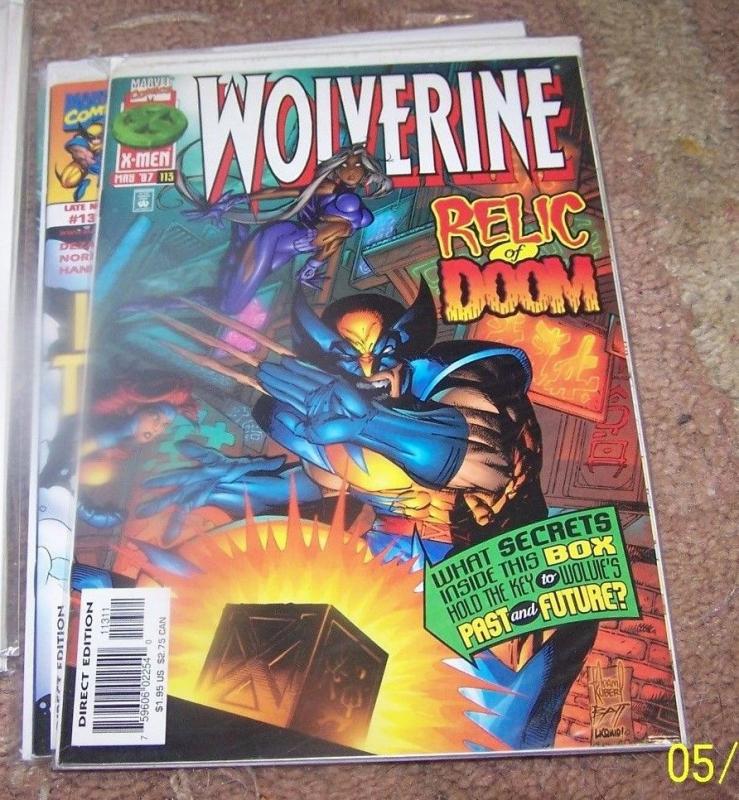  WOLVERINE COMIC # 113  MARVEL OGUN RELIC OF DOOM  X-MEN 