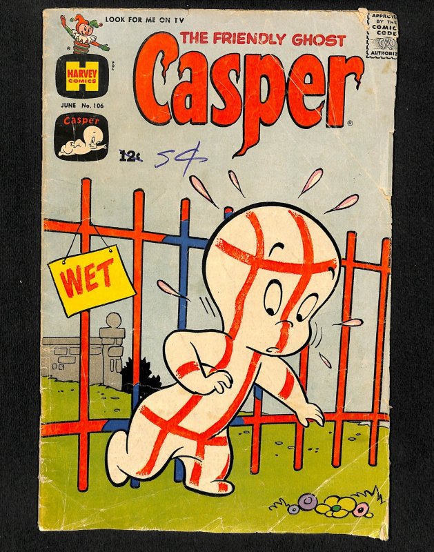 The Friendly Ghost Casper #106 (1967)