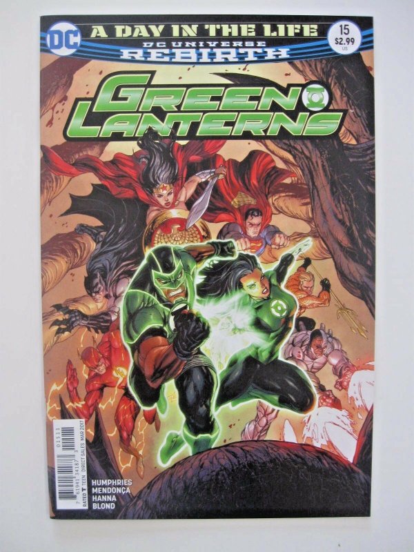 *Green Lanterns (2016) Rebirth, 1-15, NM- condition ($48 cover; 16 books)