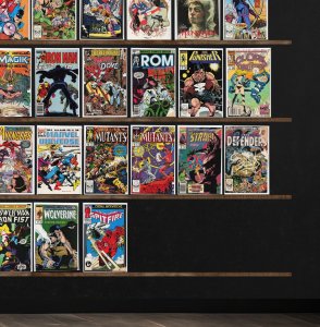 Huge Lot 140+ Comics with The New Mutants, Daredevil, Power Pack, Rom & More!